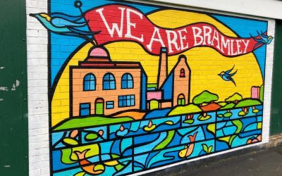 We are Bramley mural:Acts of Defiance